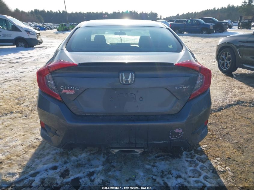 2019 Honda Civic Sport VIN: 2HGFC2F80KH547196 Lot: 43959667