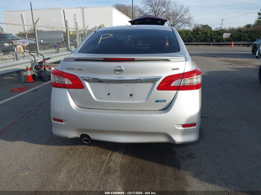 2013 Nissan Sentra Sr VIN: 3N1AB7AP8DL629262 Lot: 43959668