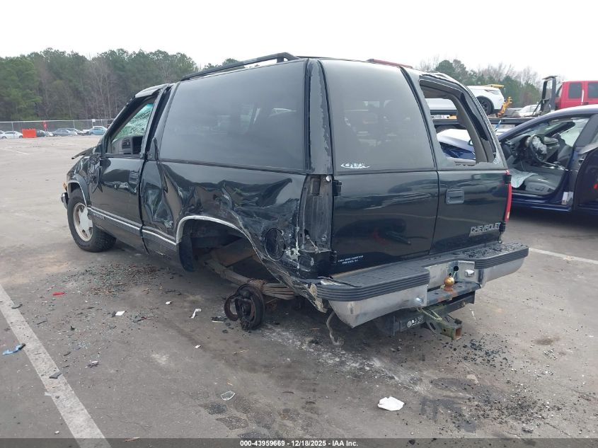 1999 Chevrolet Tahoe VIN: 3GNEC18R0XG186321 Lot: 43959669