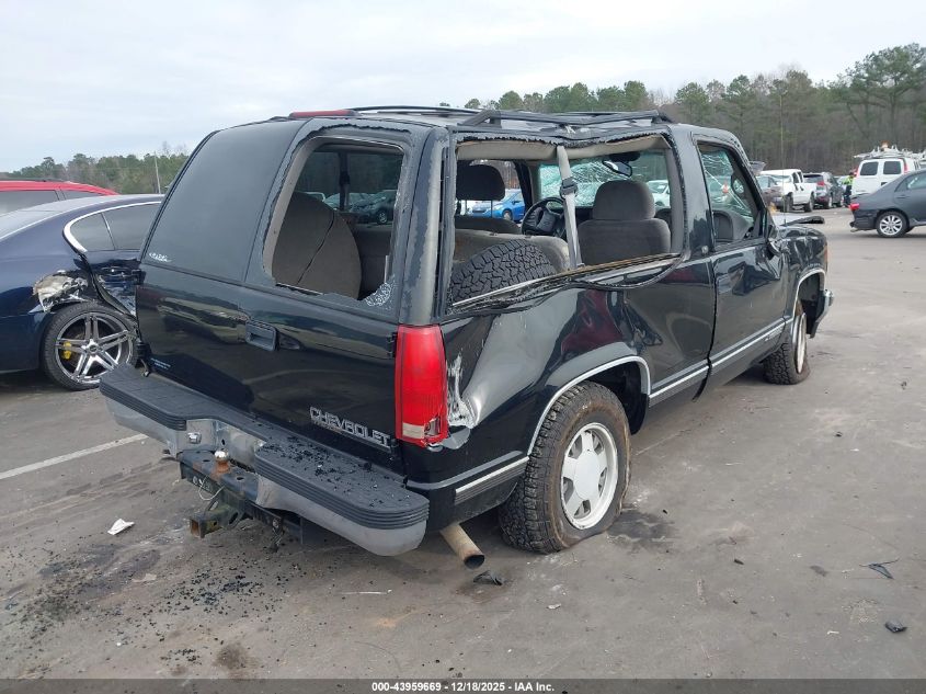 1999 Chevrolet Tahoe VIN: 3GNEC18R0XG186321 Lot: 43959669