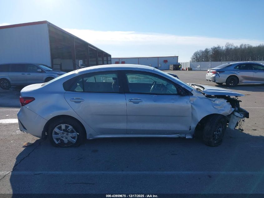 2022 Kia Rio Lx VIN: 3KPA24ADXNE446761 Lot: 43959675