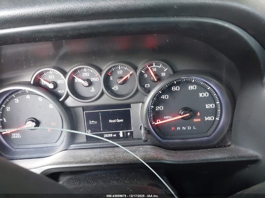 2020 Chevrolet Silverado 1500 2Wd Long Bed Wt VIN: 3GCNWAEH0LG249830 Lot: 43959678