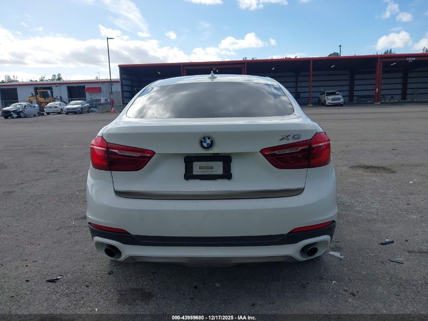 2017 BMW X6 Sdrive35I VIN: 5UXKU0C58H0F99733 Lot: 43959680