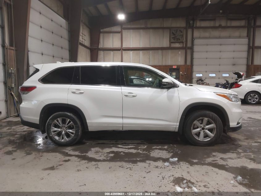 2015 Toyota Highlander Le Plus V6 VIN: 5TDBKRFH6FS221984 Lot: 43959681