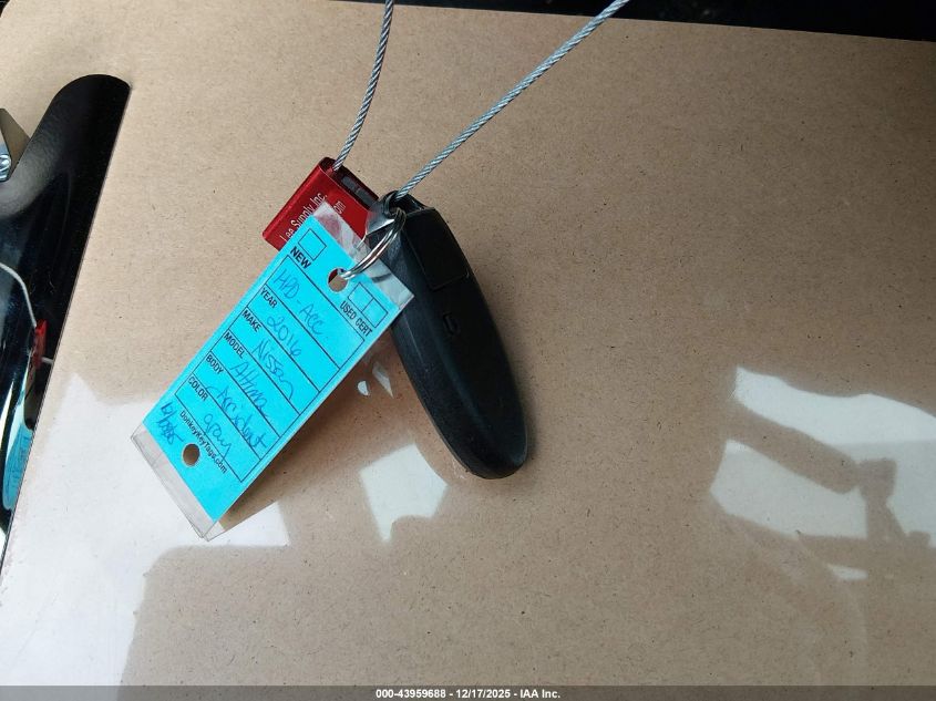 2016 Nissan Altima 2.5 S VIN: 1N4AL3AP2GC127484 Lot: 43959688