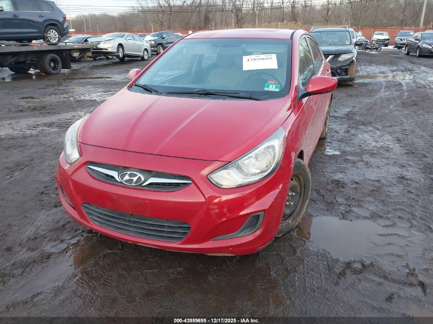 2014 Hyundai Accent Gls VIN: KMHCT4AE6EU722364 Lot: 43959695