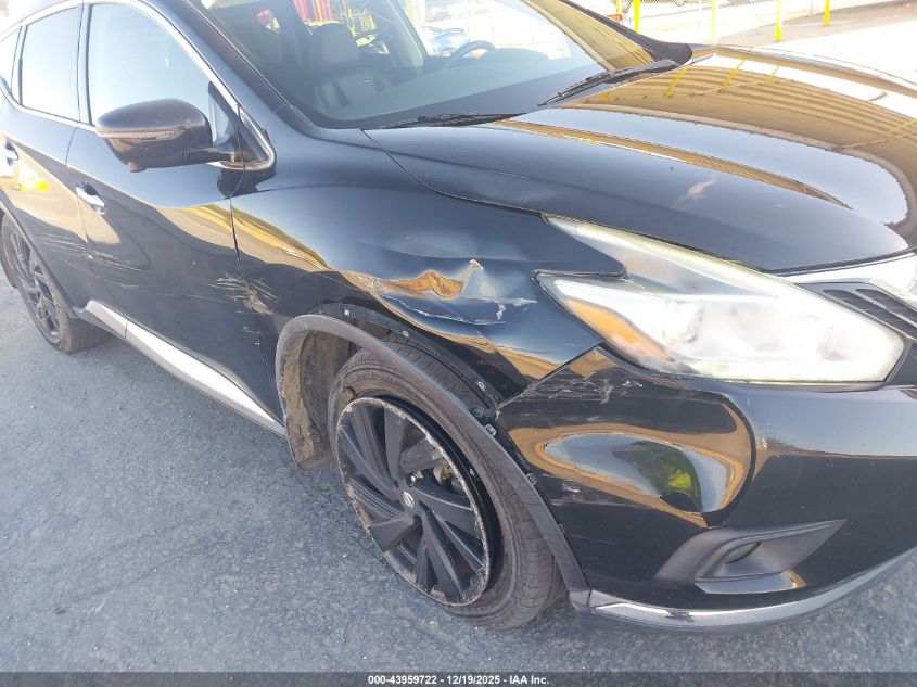 2017 Nissan Murano Platinum VIN: 5N1AZ2MGXHN157395 Lot: 43959722