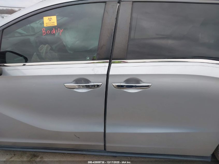 2020 Honda Odyssey Ex-L/Ex-L W/Navi Res VIN: 5FNRL6H75LB047713 Lot: 43959738