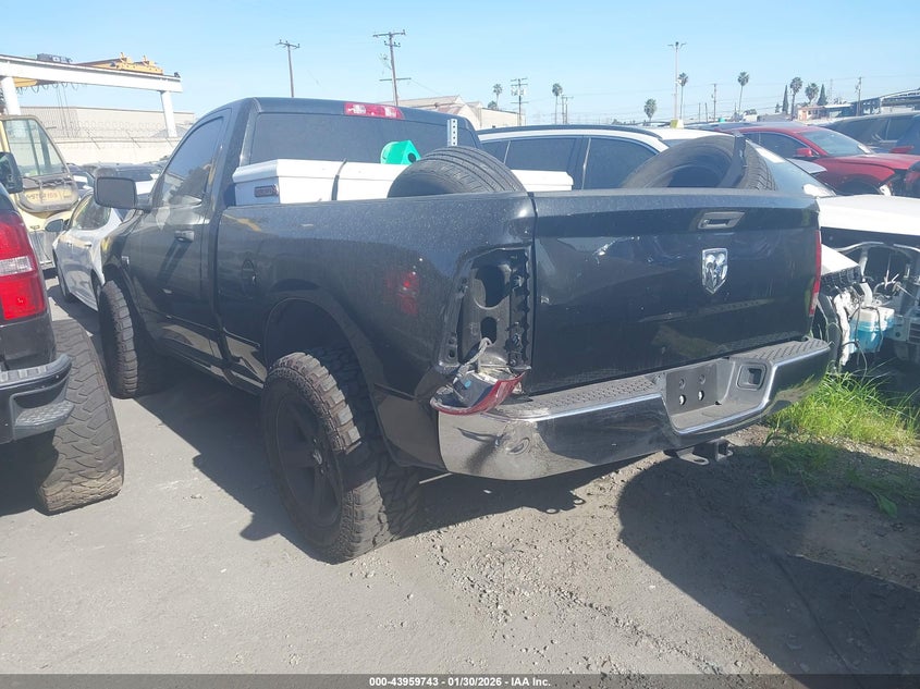 Vin: 3c6jr6at3kg722879, lot: 44455401, ram 1500 classic tradesman  4x2 6'4 box 20193