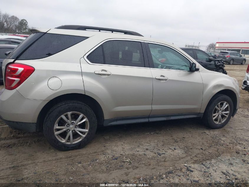 2016 Chevrolet Equinox Lt VIN: 2GNALCEK9G1173125 Lot: 43959751