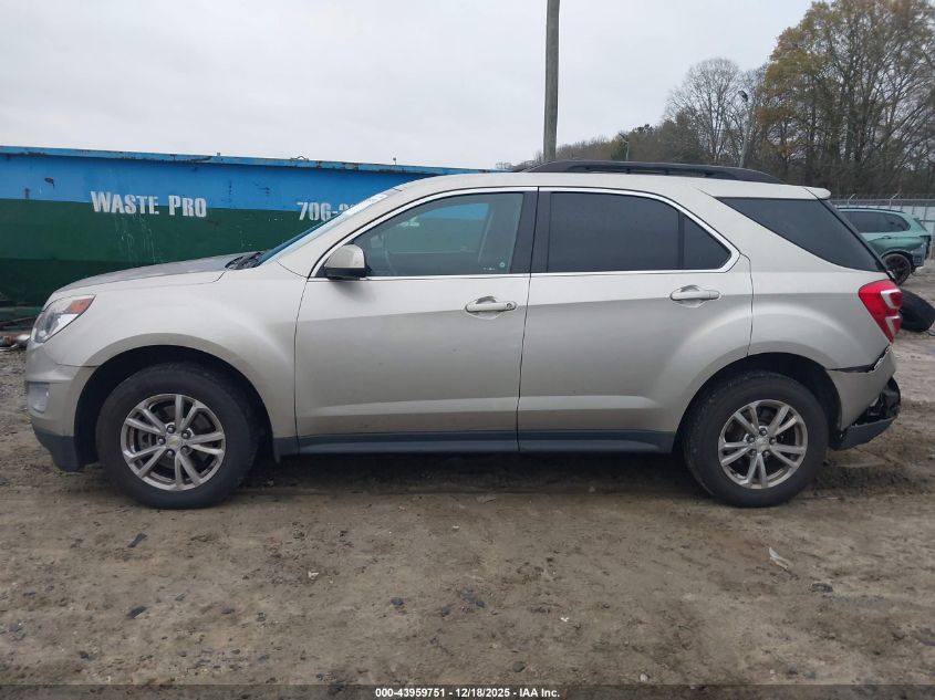 2016 Chevrolet Equinox Lt VIN: 2GNALCEK9G1173125 Lot: 43959751
