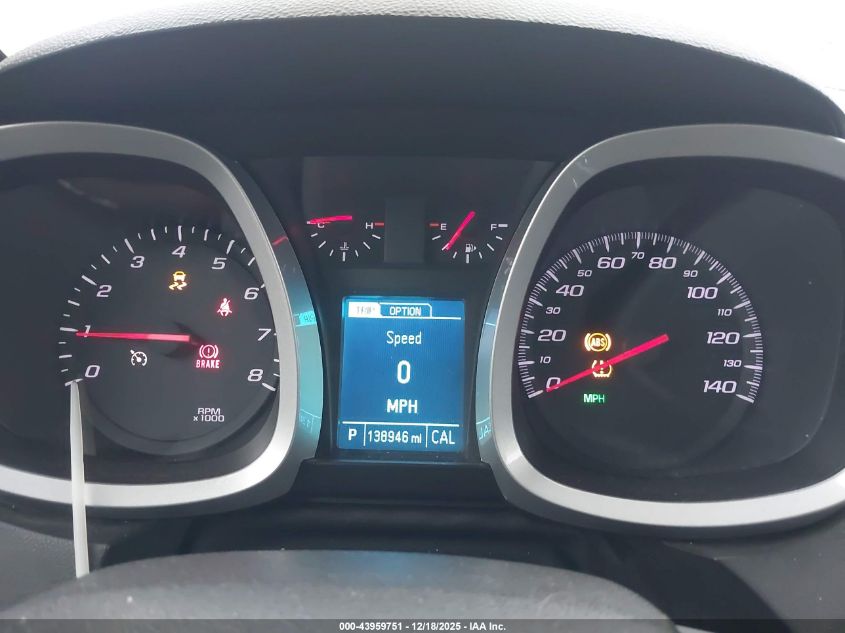 2016 Chevrolet Equinox Lt VIN: 2GNALCEK9G1173125 Lot: 43959751