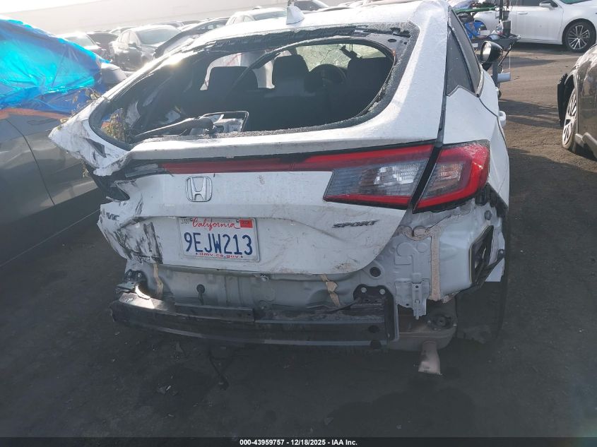 2023 Honda Civic Sport VIN: 19XFL2H83PE001507 Lot: 43959757