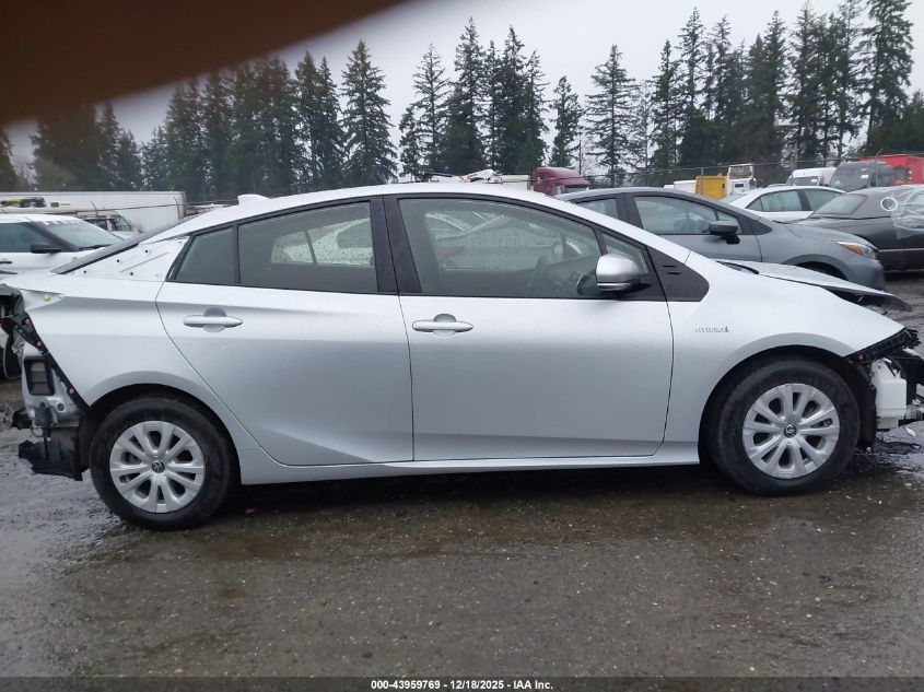 2021 Toyota Prius Le VIN: JTDKAMFU4M3134389 Lot: 43959769