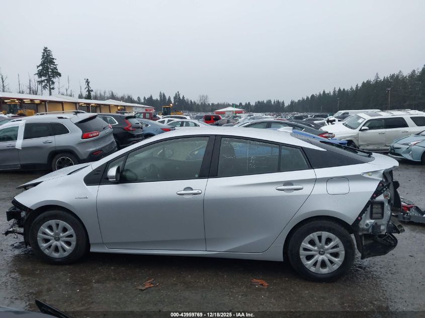 2021 Toyota Prius Le VIN: JTDKAMFU4M3134389 Lot: 43959769