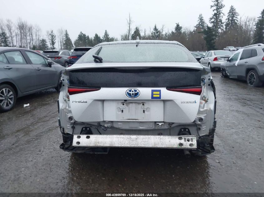 2021 Toyota Prius Le VIN: JTDKAMFU4M3134389 Lot: 43959769