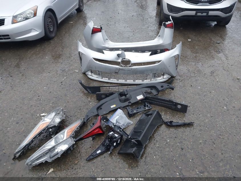 2021 Toyota Prius Le VIN: JTDKAMFU4M3134389 Lot: 43959769