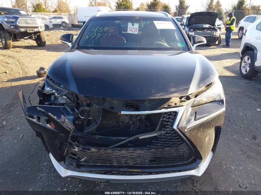 2016 Lexus Nx 200T F Sport VIN: JTJBARBZ1G2088767 Lot: 43959771