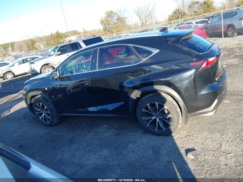 2016 Lexus Nx 200T F Sport VIN: JTJBARBZ1G2088767 Lot: 43959771