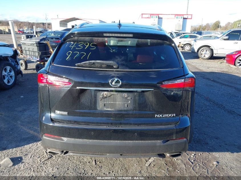 2016 Lexus Nx 200T F Sport VIN: JTJBARBZ1G2088767 Lot: 43959771
