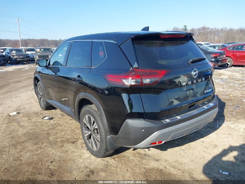 2021 Nissan Rogue Sv Intelligent Awd VIN: JN8AT3BB9MW203777 Lot: 43959773
