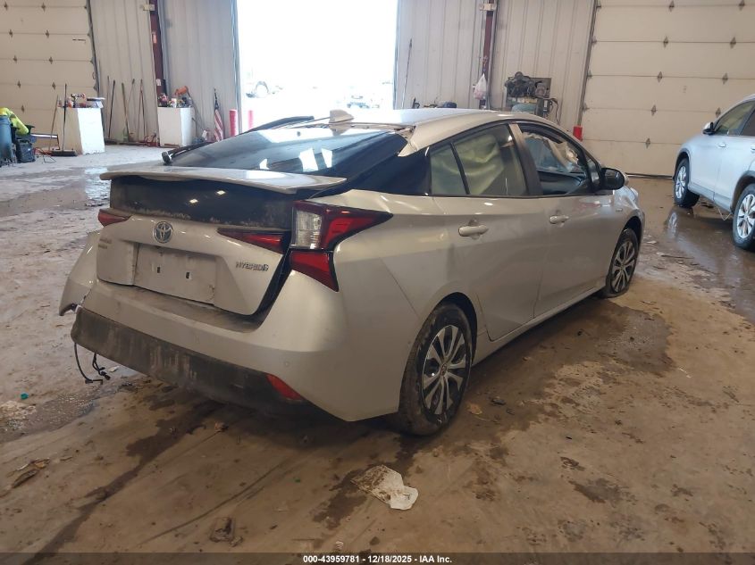 2021 Toyota Prius Le Awd-E VIN: JTDL9MFU9M3030980 Lot: 43959781