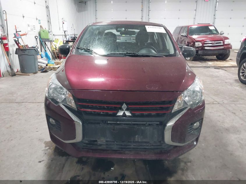 2022 Mitsubishi Mirage G4 Black Edition/Es/Le VIN: ML32FUFJXNHF09624 Lot: 43959795