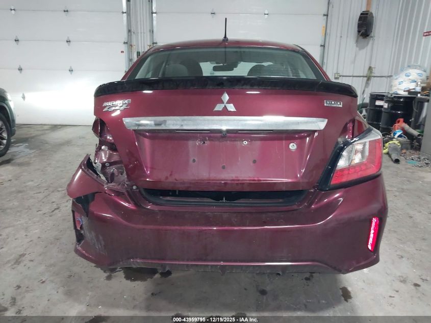 2022 Mitsubishi Mirage G4 Black Edition/Es/Le VIN: ML32FUFJXNHF09624 Lot: 43959795