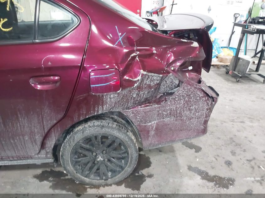 2022 Mitsubishi Mirage G4 Black Edition/Es/Le VIN: ML32FUFJXNHF09624 Lot: 43959795