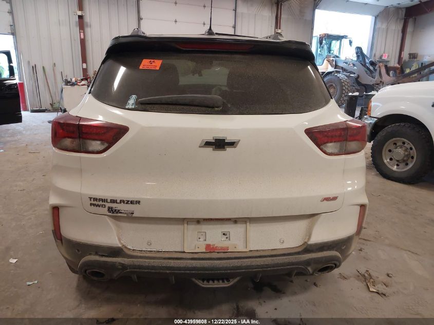 2021 Chevrolet Trailblazer Rs VIN: KL79MUSL7MB019341 Lot: 43959808