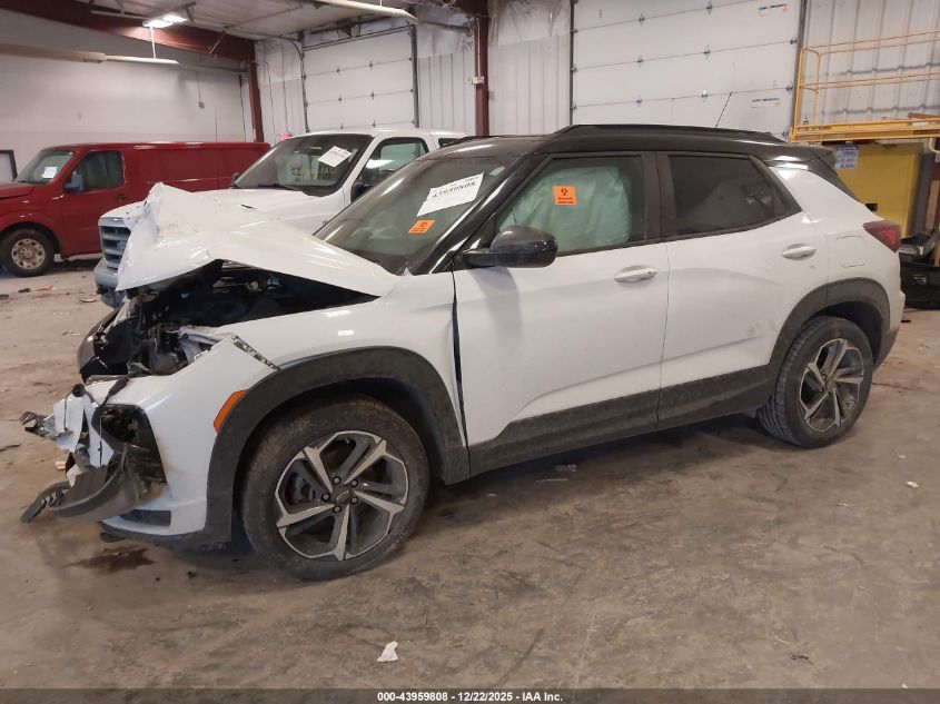 2021 Chevrolet Trailblazer Rs VIN: KL79MUSL7MB019341 Lot: 43959808