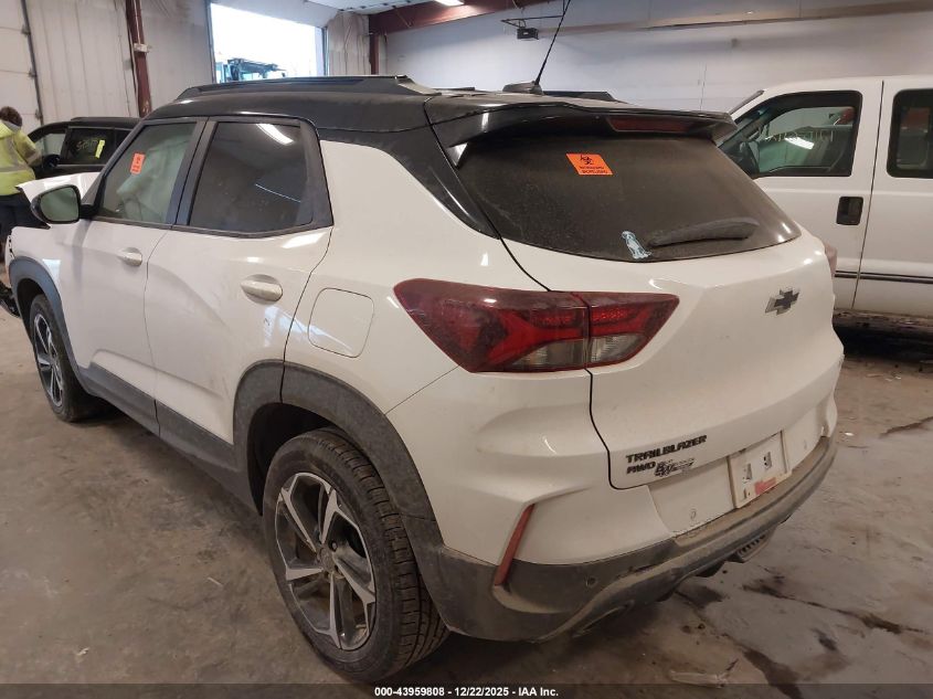 2021 Chevrolet Trailblazer Rs VIN: KL79MUSL7MB019341 Lot: 43959808