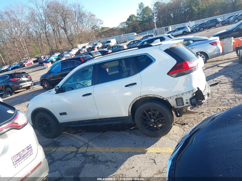 2017 Nissan Rogue Sv VIN: 5N1AT2MVXHC768457 Lot: 43959812