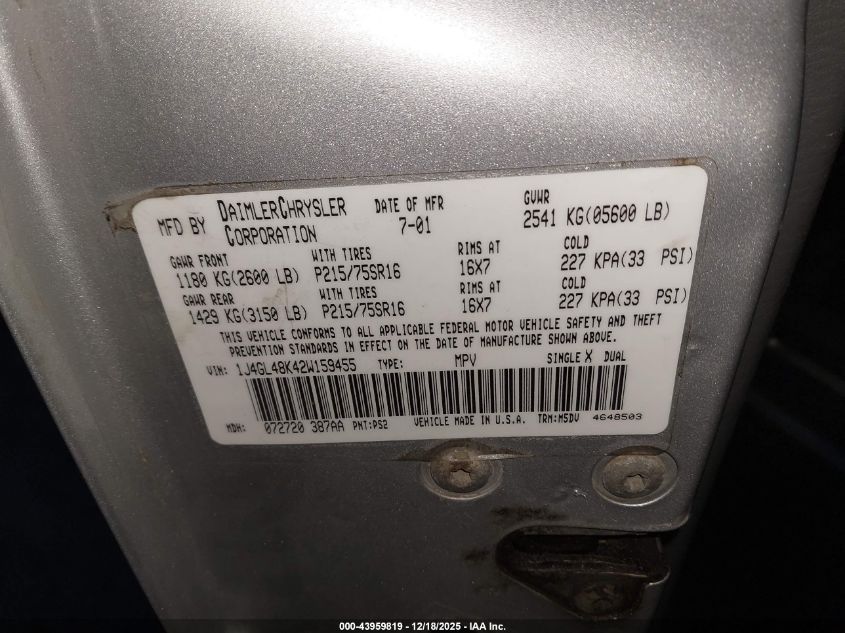 2005 Jeep Liberty Sport VIN: 1J4GL48KX5W630786 Lot: 43959819