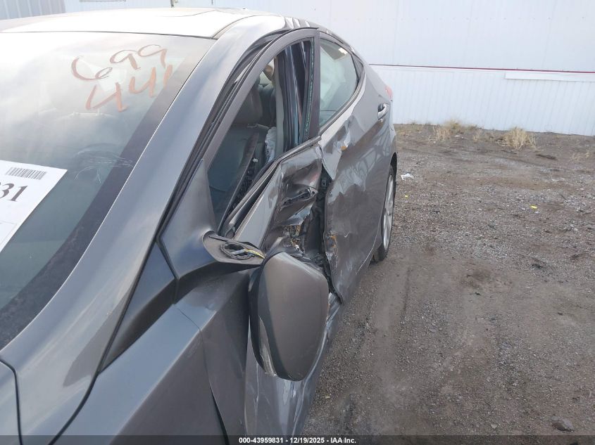 2013 Hyundai Elantra Limited VIN: 5NPDH4AE8DH330277 Lot: 43959831