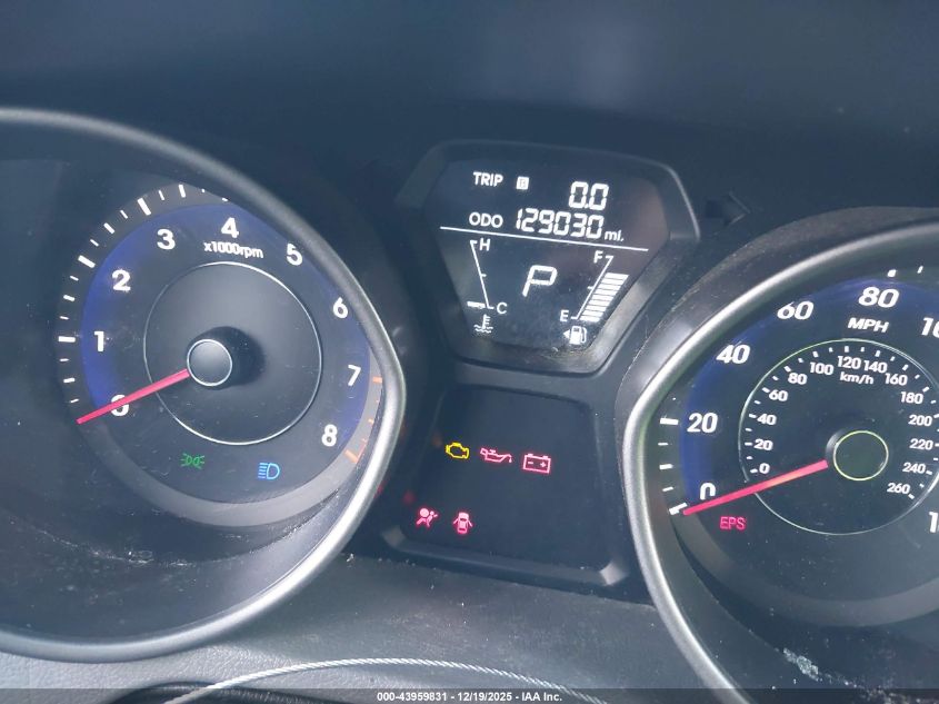 2013 Hyundai Elantra Limited VIN: 5NPDH4AE8DH330277 Lot: 43959831