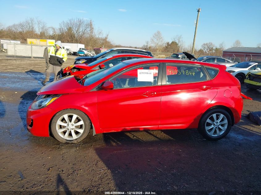 2012 Hyundai Accent Se VIN: KMHCU5AEXCU035095 Lot: 43959844