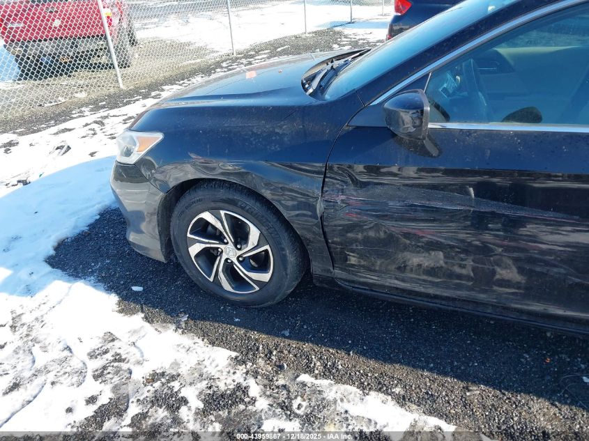 2016 Honda Accord Lx VIN: 1HGCR2F33GA039607 Lot: 43959867