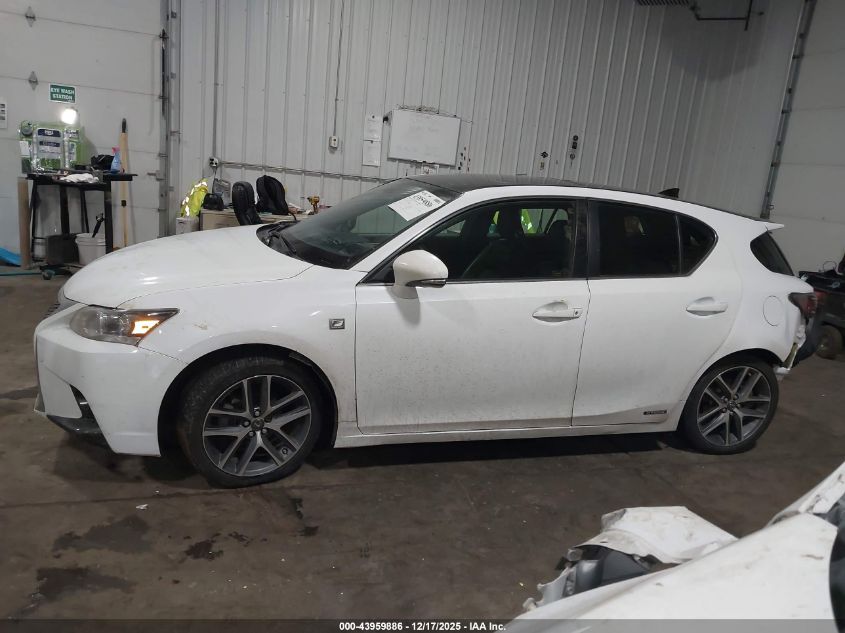 2015 Lexus Ct 200H VIN: JTHKD5BHXF2212820 Lot: 43959886