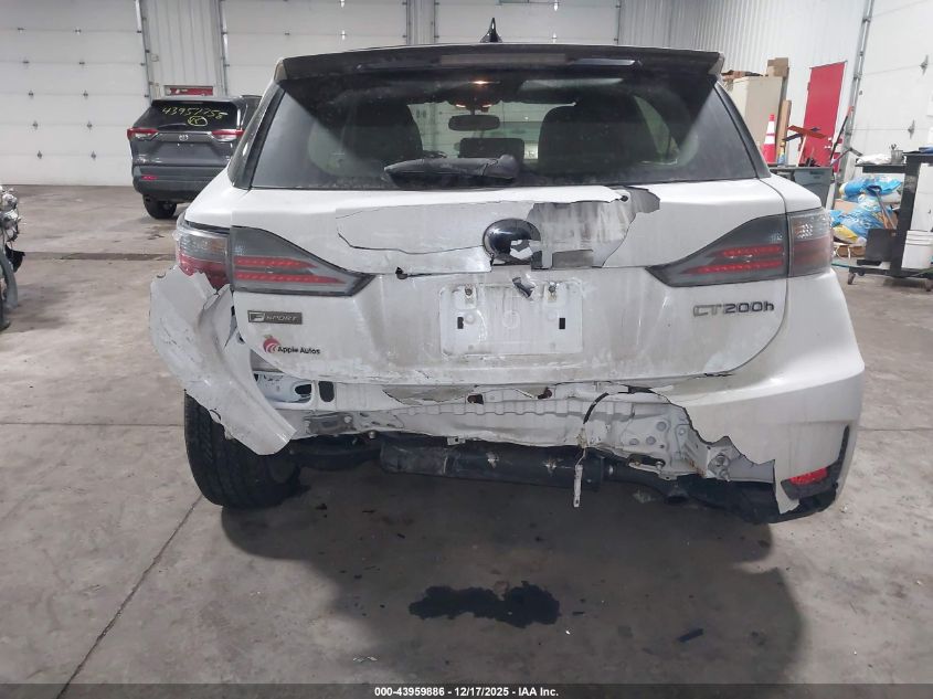 2015 Lexus Ct 200H VIN: JTHKD5BHXF2212820 Lot: 43959886