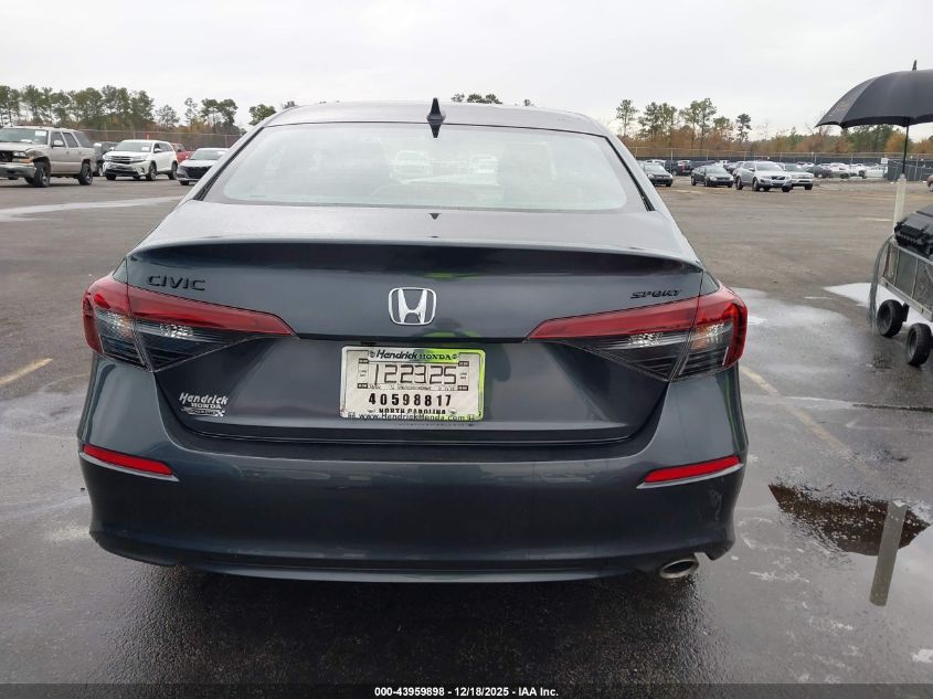 2026 Honda Civic Sport VIN: 2HGFE2F55TH529665 Lot: 43959898