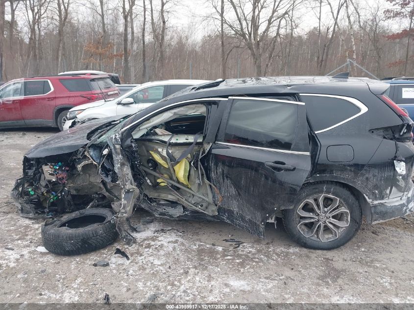 2022 Honda Cr-V Awd Ex-L VIN: 7FARW2H80NE030592 Lot: 43959917