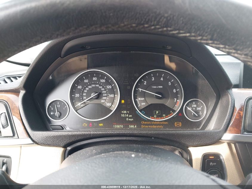 2013 BMW 328I xDrive VIN: WBA3B3C56DF536872 Lot: 43959919