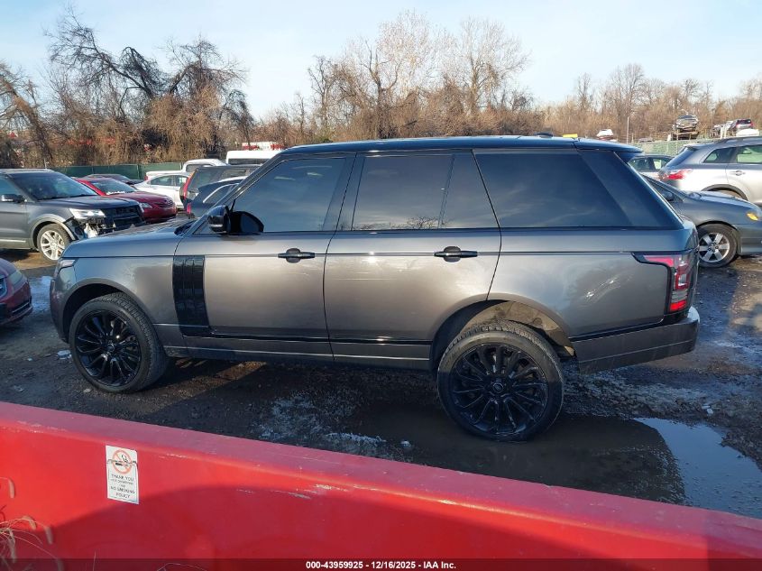 2016 Land Rover Range Rover 5.0L V8 Supercharged VIN: SALGS2EF4GA264286 Lot: 43959925