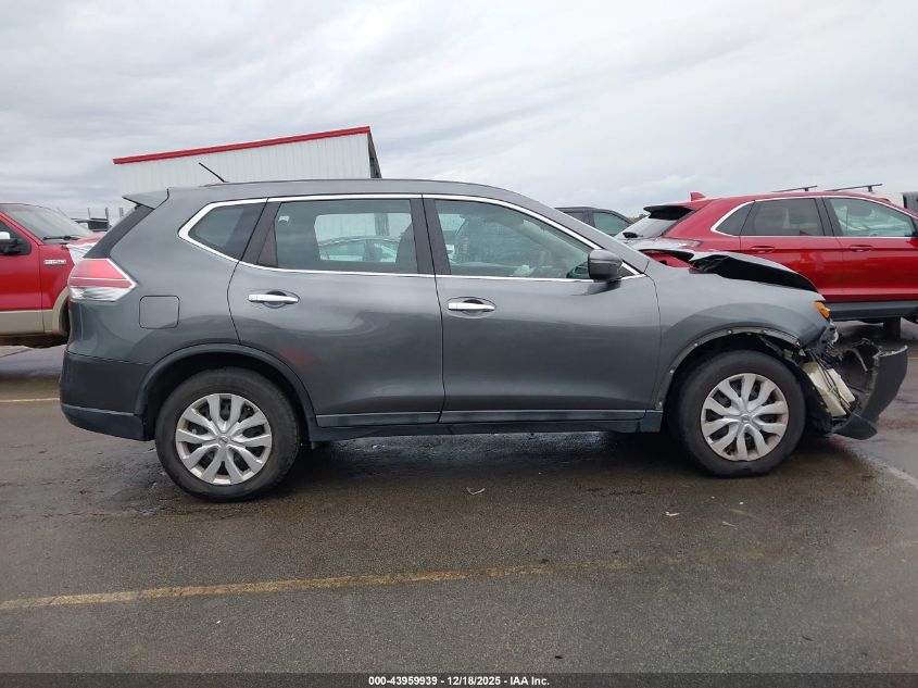 2015 Nissan Rogue S VIN: 5N1AT2MT4FC798727 Lot: 43959939