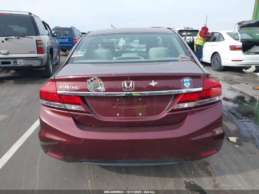 2015 Honda Civic Lx VIN: 19XFB2F56FE026573 Lot: 43959942