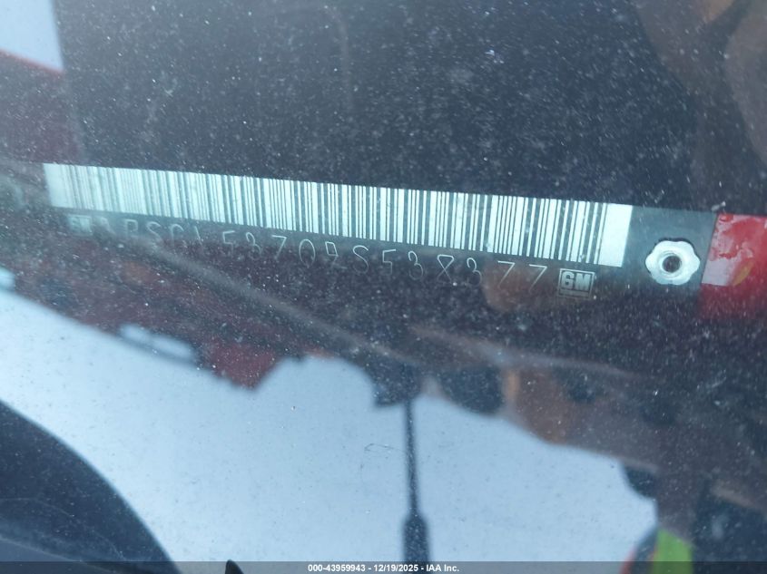 2009 Saturn Vue V6 Xr VIN: 3GSCL53709S538377 Lot: 43959943