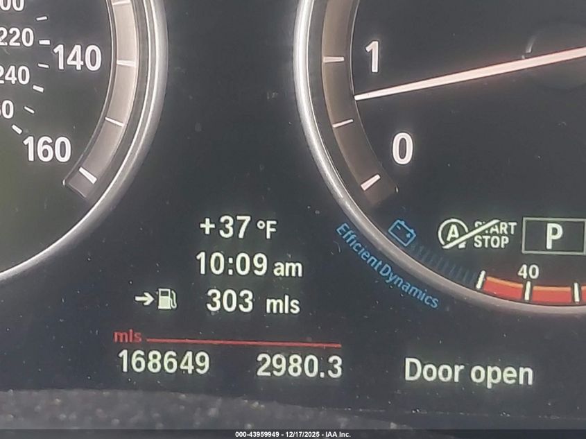 2013 BMW X3 xDrive28I VIN: 5UXWX9C5XD0D00475 Lot: 43959949