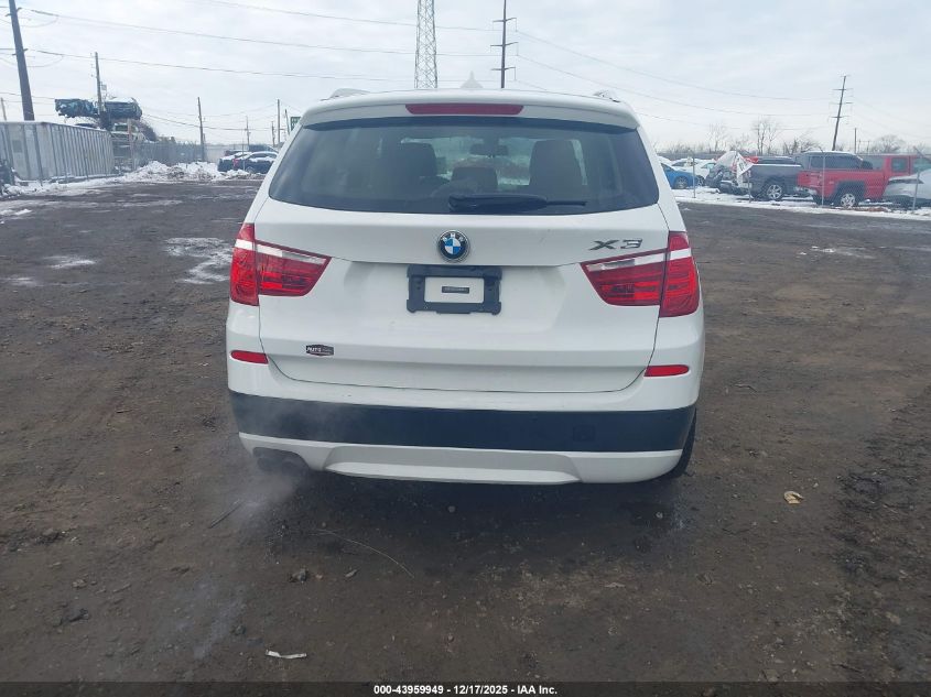 2013 BMW X3 xDrive28I VIN: 5UXWX9C5XD0D00475 Lot: 43959949
