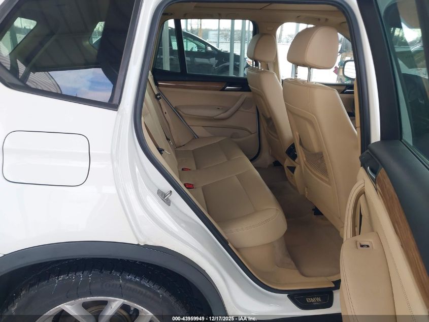 2013 BMW X3 xDrive28I VIN: 5UXWX9C5XD0D00475 Lot: 43959949